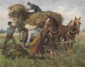 BERGHAUER Bohumil 1910-1972,Loading Hay,Palais Dorotheum AT 2017-05-27