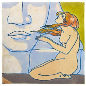 BERGMAN Karl 1891-1965,nude figure,1915,Rago Arts and Auction Center US 2014-03-01