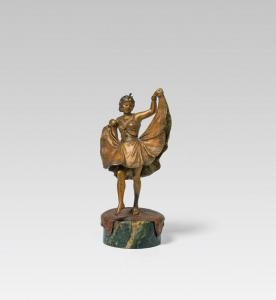 BERGMANN Franz Xaver 1861-1936,Erotic dancer,1910,im Kinsky Auktionshaus AT 2018-06-19