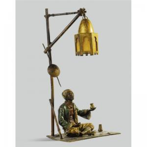 BERGMANN Franz Xaver 1861-1936,TABLE LAMP,Sotheby's GB 2008-10-23