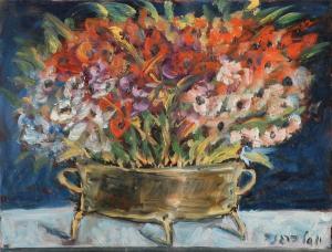 BERGNER Yosl 1912-2017,Flowers,Tiroche IL 2024-04-21