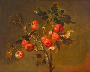 BERJON Antoine 1754-1843,Branche de pommes,Bonhams GB 2022-05-05