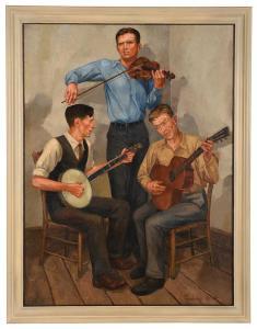 BERKELEY WILLIAMS JR,Clayton Mc Michen and the Home Town Boys,1930,Brunk Auctions 2020-07-31