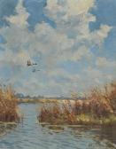 BERKER Denis,DUCKS OVER MARSHLAND,Ross's Auctioneers and values IE 2015-09-09