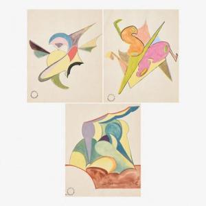 BERKMAN HUNTER Bernece 1911-1988,Untitled,Rago Arts and Auction Center US 2019-11-08