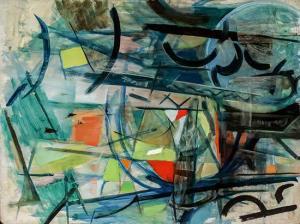 Berkowitz Leon 1911-1987,Untitled Abstract,Weschler's US 2017-09-15