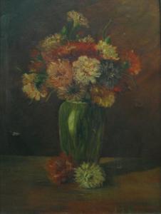 BERLAND M 1900-1900,Bouquet au vase vert,Rossini FR 2012-02-20