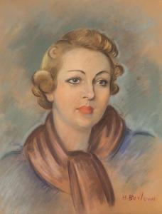 BERLEWI Henryk 1894-1967,Portret kobiety,Sopocki Dom Aukcjny PL 2024-03-06