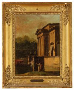 BERLOT Jean Baptiste 1775-1836,Tempio classico in un parco,Wannenes Art Auctions IT 2021-11-26