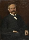 BERLOTTI Cesare 1854-1932,Portrait d\’homme assis,1898,Etienne de Baecque FR 2017-10-02