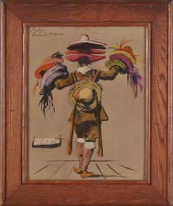 BERMAN Eugene 1899-1972,THE HAT SELLER,1939,Stair Galleries US 2010-12-04