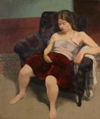 BERMAN Saul 1899-1972,Young Girl Resting in a Chair,1929,Bonhams GB 2008-05-21