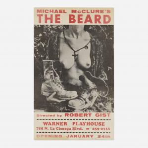 BERMAN Wallace 1926-1976,The Beard poster,1967,Los Angeles Modern Auctions US 2023-11-30