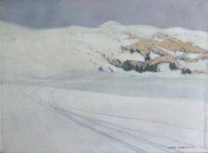 BERMEITINGER Henry 1892-1951,Traces de ski dans la neige,Tajan FR 2011-11-04