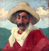BERMUDEZ Jorge 1883-1926,"TIPO CATAMARQUEÑO".,Galeria Arroyo AR 2011-03-22