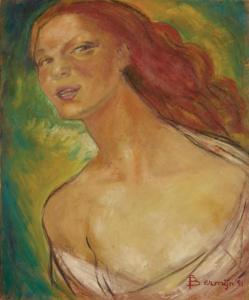 BERMYN Philippe Georges 1905-1972,Portrait de femme,1951,Mercier & Cie FR 2024-04-07