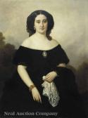 BERNARD François 1812-1875,Angele Longer (Mrs. Evan Jones Mc Call),Neal Auction Company 2007-12-01