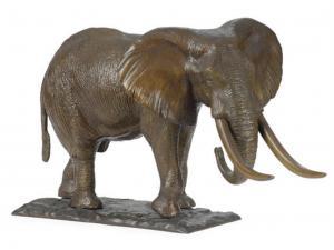 BERNARD Ippolito 1939,African Bull Elephant,Christie's GB 2009-03-04