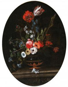 BERNARD Jacques Samuel 1615-1687,A vase of flowers,Palais Dorotheum AT 2020-06-09