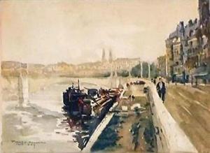 BERNARD PRATX 1800-1900,) Quai de Saône,1800,Etienne de Baecque FR 2017-10-19