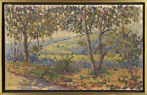 BERNARD TOUBLANC Édouard 1900-1900,"Landscape in Spring",New Orleans Auction US 2011-06-04