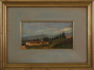 BERNARDI Guido 1907-1976,Campagna Toscana,Maison Bibelot IT 2021-07-14