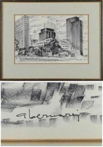 BERNARDI Guido 1939,Veduta di Toronto,20th century,Dams Casa d'Aste IT 2020-01-11