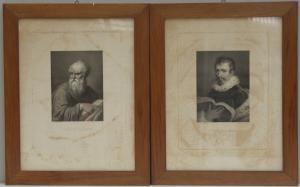 BERNARDI Jacopo 1808,Coppia di incisioni raffiguranti ritratti di Seb,Il Ponte Casa D'aste Srl 2017-11-21