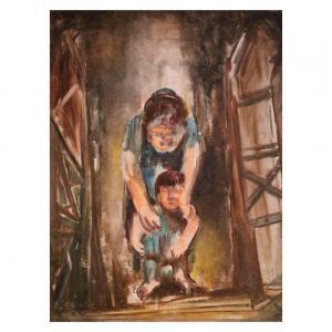 Bernardo Tomas 1918-1994,Mother and Child,1965,Leon Gallery PH 2022-04-23