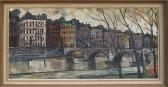 BERNARO 1900,View along the Seine,Rosebery's GB 2014-07-19