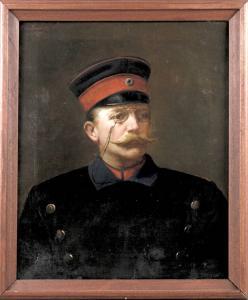 BERNATZ Max 1862-1932,Portrait d. Moritz v. Gaessler,Mehlis DE 2009-05-22