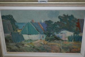BERNDTSON Carl 1902-1982,Dwellings in a landscape,Lawrences of Bletchingley GB 2017-01-31