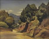 BERNERS Gerald Hugh, Lord 1883-1950,Track running through a wooded landscape,Christie's 2018-04-12