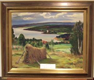 BERNHOLM Sigurd 1890-1969,Mellansvenskt sommarlandskap.,Auktionskompaniet SE 2007-03-26