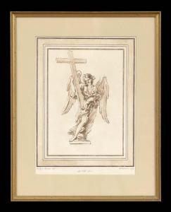 BERNINI Giovanni Lorenzo 1598-1680,Angel Bearing the Cross,New Orleans Auction US 2013-12-06