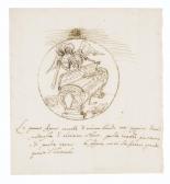 BERNINI Giovanni Lorenzo,Design for a funerary medallion with Death standin,Christie's 2020-01-28