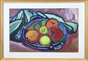 BERNINK Klaas 1913-1996,Still life with apples,1951,Twents Veilinghuis NL 2024-01-11