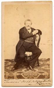 Bernoud Alphonse 1820-1875,Carte de visite con ritratto, dedica e autog,1860-64,Bertolami Fine Arts 2019-11-03