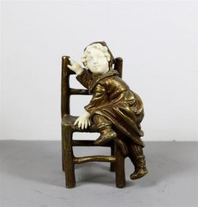 BERNOUD EUGENE 1900,Child Climbing onto a chair,Sloans & Kenyon US 2023-07-27