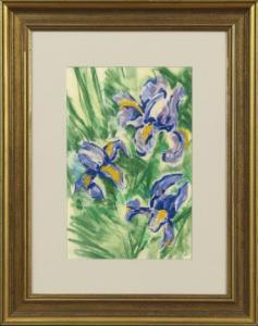 BERNSTEIN Janet 1900-2000,Irises,New Orleans Auction US 2012-03-03