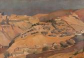 BERNSTEIN Salomon 1886-1968,The valley of Gi Ben Henom, Jerusalem,Matsa IL 2016-07-12