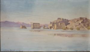 BEROUD Louis 1852-1930,Le temple d'Isis à Philoé,Rossini FR 2023-04-13