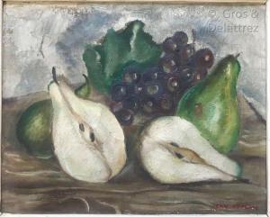 BERQUE Jean 1896-1954,Nature morte aux raisins et aux poires,Gros-Delettrez FR 2020-07-09