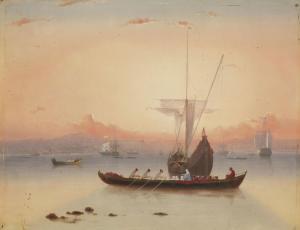 BERRE FLORENT 1821,Vue de la rive asiatique, Istanbul,Christie's GB 2011-11-04