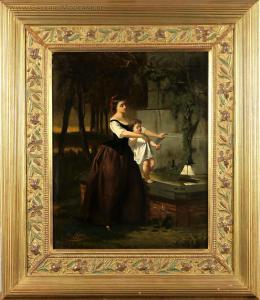BERRE P,Jeux d'Enfant,1857,Galerie Moderne BE 2016-01-19