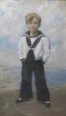 BERRIE John Archibald Alex,Portrait of a young Boy dressed in sailor's costum,Brightwells 2018-07-24
