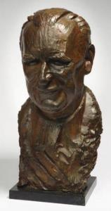 BERRONE Juan 1893-1983,Buste de Georges Pompidou,Camard & Associés FR 2010-12-13