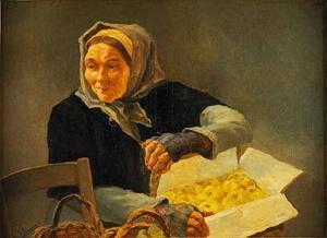 BERRUETA Vicente 1867-1909,la vendedora de manzanas,Subastas Bilbao XXI ES 2006-12-19