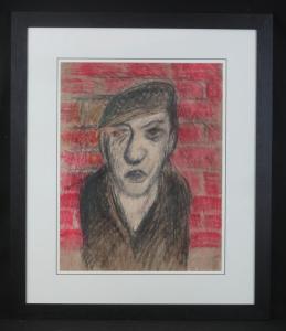 BERRY Arthur 1923-1994,Man in cap,1980,Peter Francis GB 2020-11-11