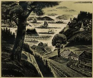 BERRY Carroll Thayer 1886-1978,Bay Islands, Maine Coast,Barridoff Auctions US 2024-04-13